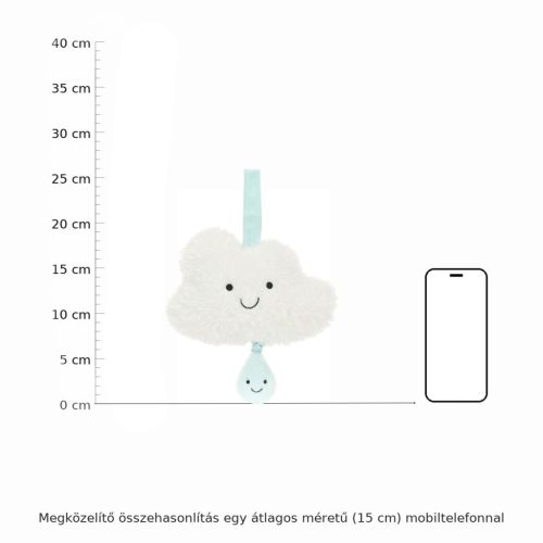 Jellycat felhős felhúzható zenélő játék babáknak - Amuseables Cloud Musical Pull