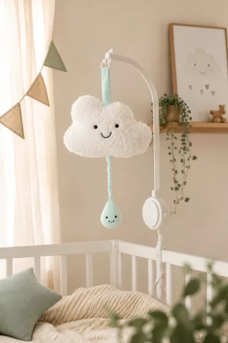 Jellycat felhős felhúzható zenélő játék babáknak - Amuseables Cloud Musical Pull