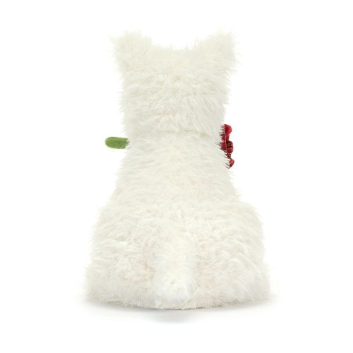 Jellycat Plüss westie rózsával - Jellycat Munro Scottie Dog 'Love You'