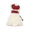 Jellycat plüss westie karácsinyi ruhában - Winter Warmer Munro Scottie Dog