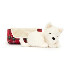   Jellycat szundikáló kutyus - Jellycat Napping Nipper Westie