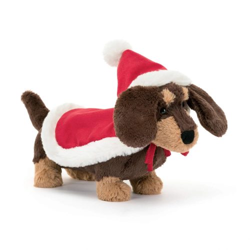 Jellyca Otto, plüss tacskó karácsonyi ruhában - Jellycat Winter Warmer Otto Sausage Dog