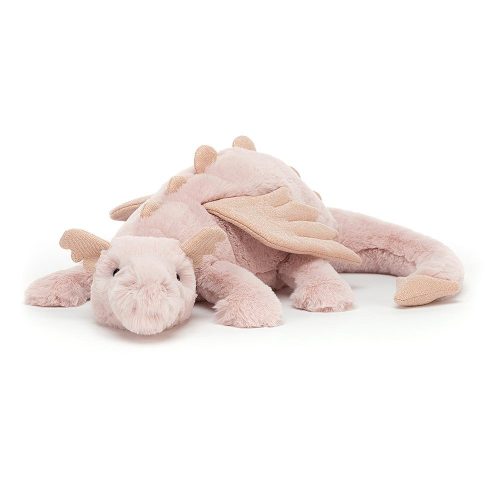 Jellycat rózsaszín plüss sárkány 50 cm - Jellycat Rose Dragon Medium