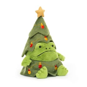   Jellycat Ricky plüss béka karácsonyi kiadás - Christmas Tree Ricky Rain Frog