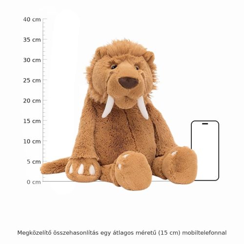 Jellycat Stellan, plüss kardfogú tigris - Jellycat Stellan Sabre Tooth Tiger