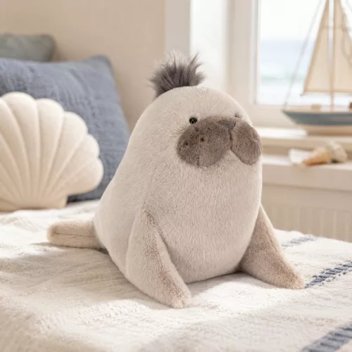 Jellycat Roarwell karakteres plüss oroszlánfóka születésnapi ajándéknak