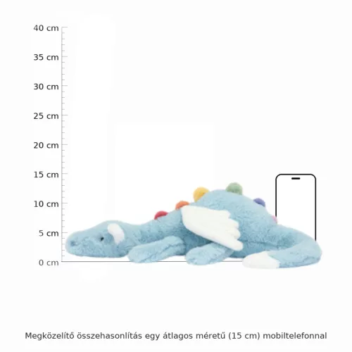 Jellycat Sky plüss sárkány 50 cm - Jellycat Sky Dragon Large 