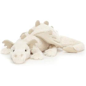   Jellycat óriás plüss sárkány, 66 cm - Jellycat Snow Dragon Huge
