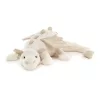 Jellycat hófehér plüss sárkány, 50 cm