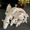 JellyCat hófehér plüss sárkány, 50 cm - Snow Dragon Medium