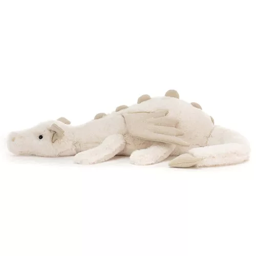 Jellycat hófehér plüss sárkány, 50 cm