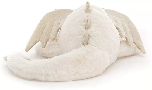 Jellycat hófehér plüss sárkány, 50 cm