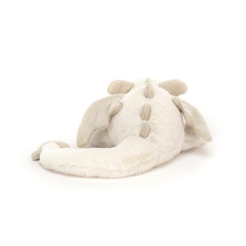 Jellycat hófehér plüss sárkány 30 cm - Jellycat Snow Dragon Little