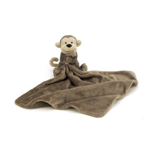 Jellycat majmos szundikendő - Bashful Monkey Soothe