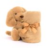Jellycat kutyás szundikendő - Jellycat Bashful Toffee Puppy Soother