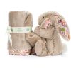 Jellycat Petal nyuszis szundikendő - Jellycat Blossom Beige Bunny 'Petal' Soother