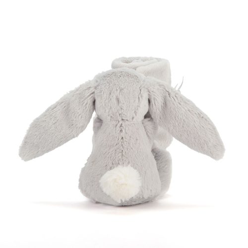 Jellycat szürke nyuszis szundikendő - Jellycat Bashful Silver Bunny Soother