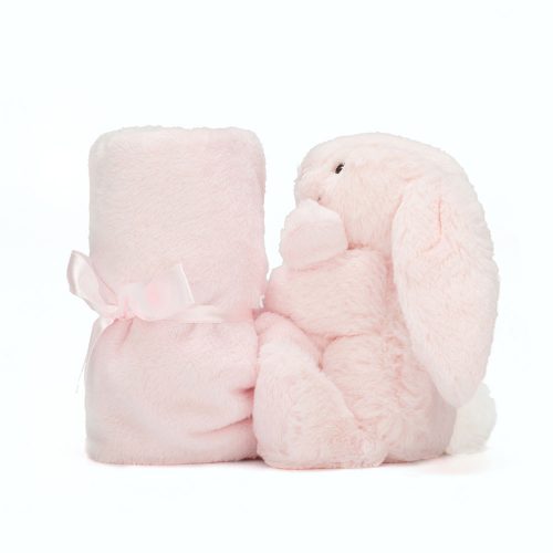 Jellycat pink nyuszis szundikendő - Jellycat Bashful Bunny Soother Pink