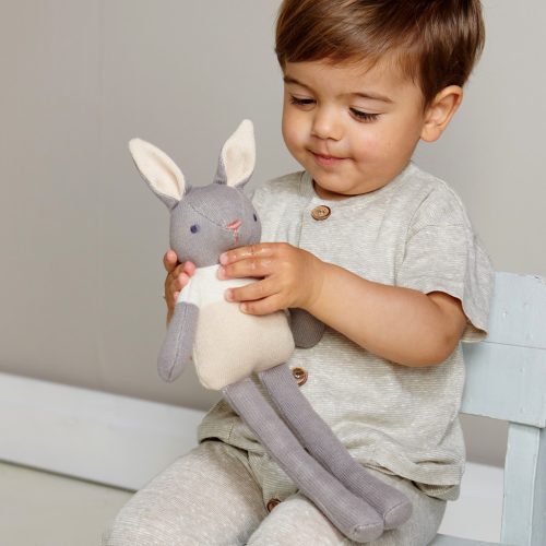 ThreadBear szürke nyuszi - ThreadBear Baby Threads Grey Bunny
