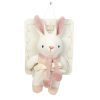 ThreadBear krémszínű nyuszi csörgő - ThreadBear Baby Threads Cream Bunny Rattle