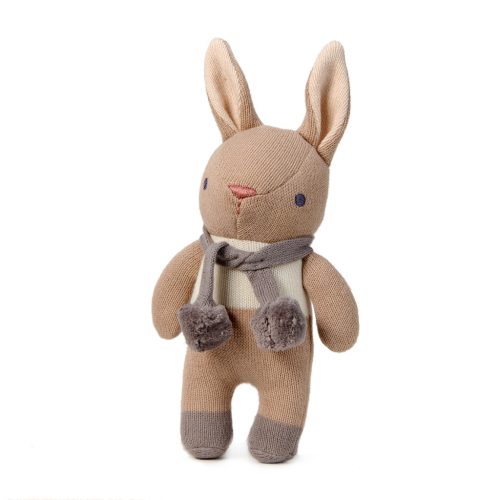 ThreadBear szürkésbarna nyuszi ajándékcsomag - ThreadBear Baby Threads Taupe Bunny Gift Set