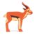wooden Antelope tender leaf toys