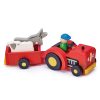 Tractor and Trailer Tender Leaf Toys