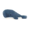 Jellycat kék plüss bálna - Jellycat Wavelly Whale Blue