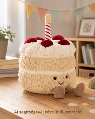 Jellycat plüss szülinapi torta