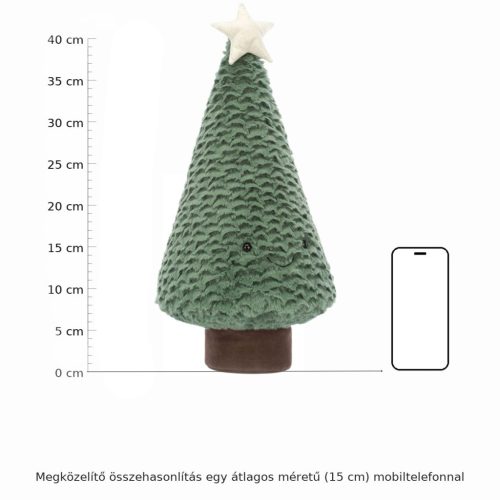 Amuseable Ezüstfenyő plüss karácsonyfa NAGY 43 cm