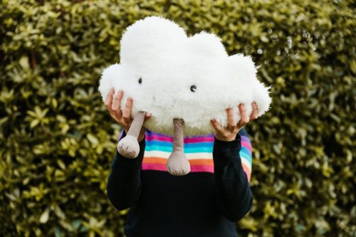 Jellycat plüss felhő - Jellycat Amuseable Cloud