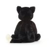 Jellycat fekete plüss cica - Jellycat Bashful Black Kitten