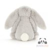 Jellycat Bashful Puha Nyuszi - Silver - Jellycat Bashful Silver Bunny Original