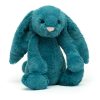Jellycat tengerkék színű plüss nyuszi - Bashful Mineral Blue Bunny Original