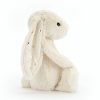 JellyCat fehér plüss nyuszi csillagos fülekkel - Bashful Twinkle Bunny