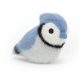 Jellycat plüss madár, kék szajkó - Jellycat Birdling Blue Jay