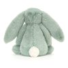 JellyCat zsálya zöld plüss nyuszi virágos fülekkel - Jellycat Blossom Sage Bunny Medium