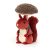 JellyCat gombagyűjtő Mókus