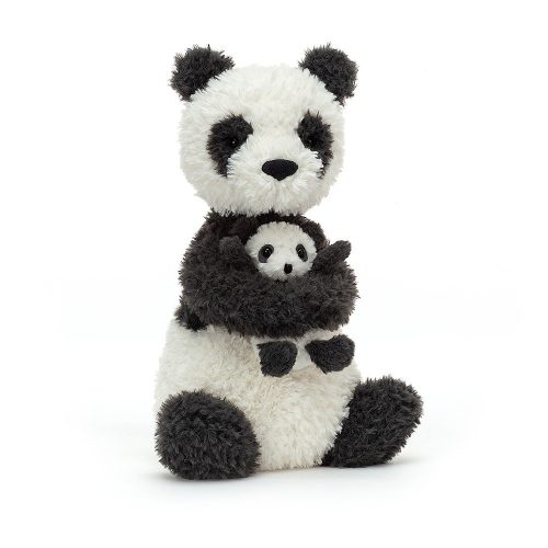Huddles Ölelkező panda mama és baba