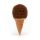 Jellycat Irresistible plüss fagyi - csokoládé - Jellycat Irresistible Ice Cream Chocolate