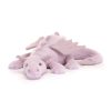 Jellycat levendula színű plüss sárkány, 50 cm - Jellycat Lavender Dragon