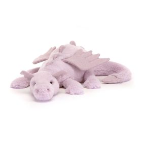   Jellycat levendula színű plüss sárkány, 50 cm - Jellycat Lavender Dragon