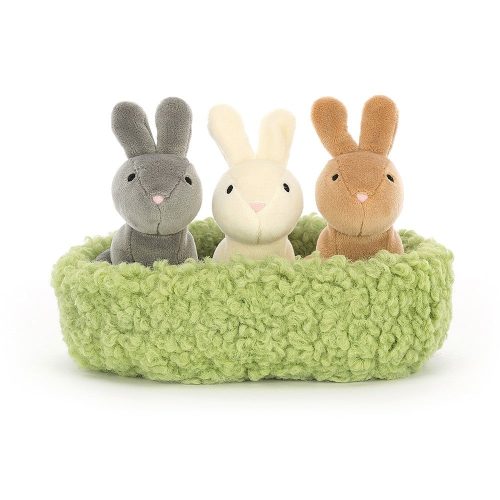 Jellycat plüss nyuszik fészekben - Jellycat Nesting Bunnies