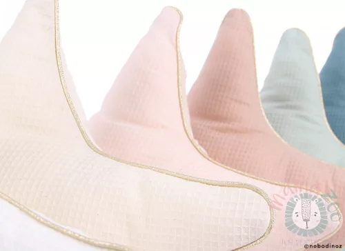 Nobodinoz Aristole pamut  Csillag párna - misty pink