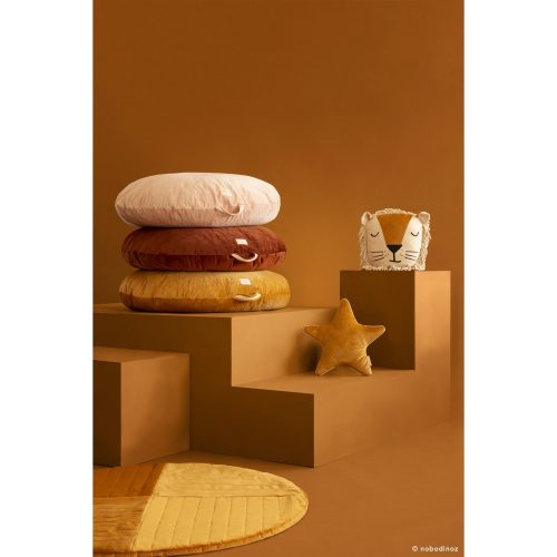 Nobodinoz KILIMANJARO bársony játszószőnyeg - mustársárga