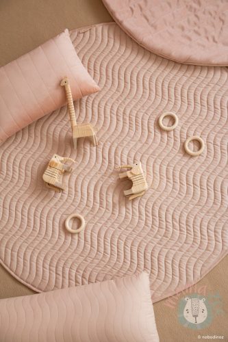 Nobodinoz pamut játszószőnyeg - bloom rózsaszín