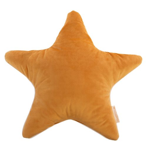 Nobodinoz Bársony Csillag alakú párna - mustársárga