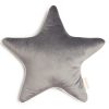 Nobodinoz Velvet star cushion - slate grey