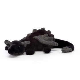   Jellycat fekete plüss sárkány 30 cm - Jellycat Onyx Dragon Little